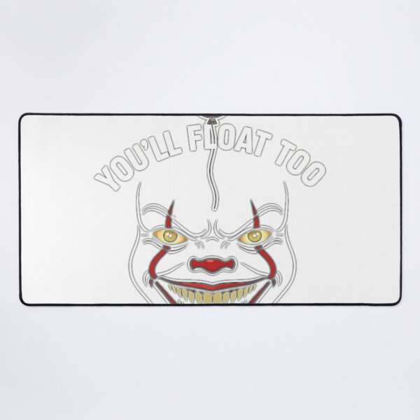 Item preview, You'll Float Too – Creepy Evil Clown Horror Design designed and sold by puzzell.