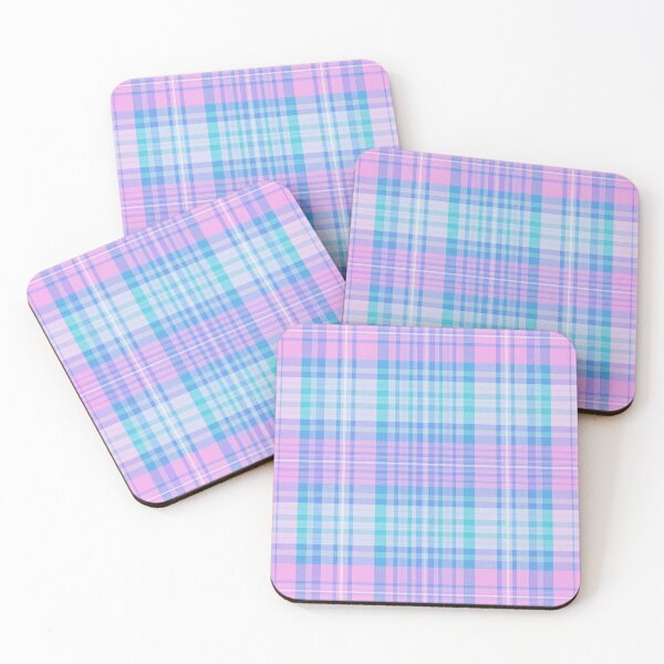 Item preview, Pink Aqua Blue Plaid designed and sold by SeaStarAlex.