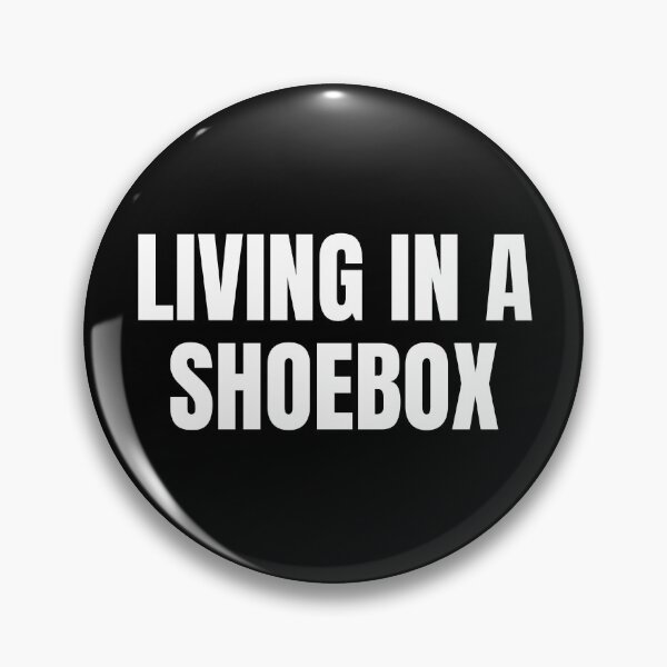 Item preview, Living in a Shoebox (White) designed and sold by ShipCrewNation.