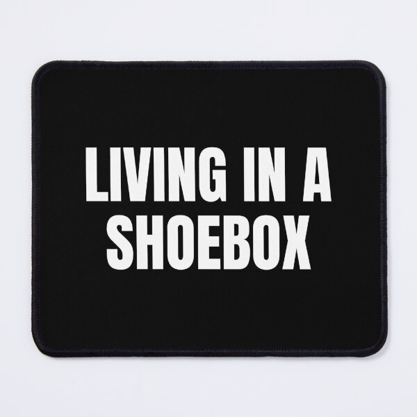 Item preview, Living in a Shoebox (White) designed and sold by ShipCrewNation.