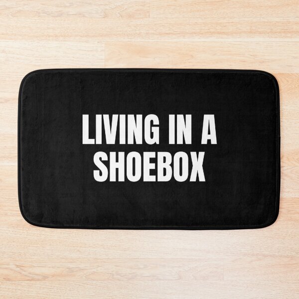 Item preview, Living in a Shoebox (White) designed and sold by ShipCrewNation.