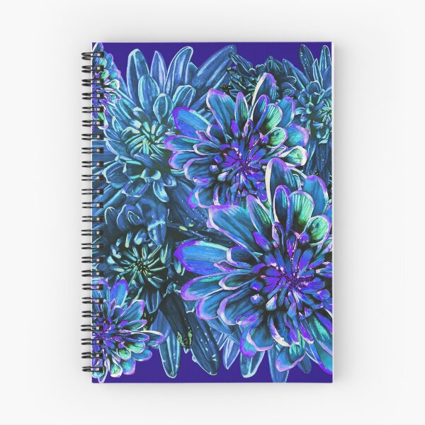 Item preview, Light Blue Chrysanthemums 6 designed and sold by nastiaart.