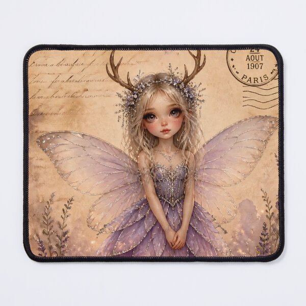 Item preview, Violet Fairy and Magic Mushrooms designed and sold by FaeCoreStudio.