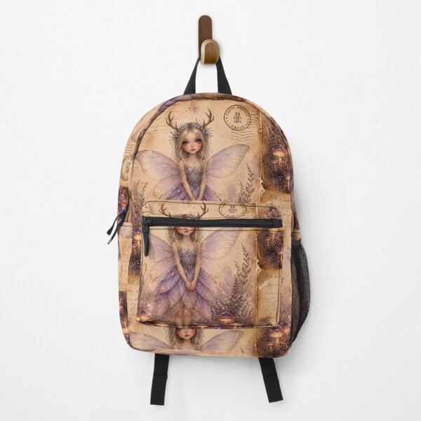 Item preview, Violet Fairy and Magic Mushrooms designed and sold by FaeCoreStudio.