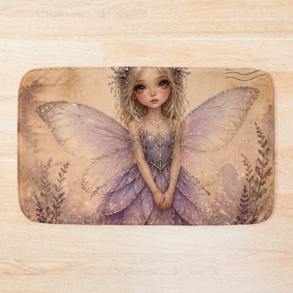 Item preview, Violet Fairy and Magic Mushrooms designed and sold by FaeCoreStudio.
