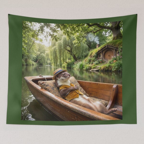 Item preview, Stoat in a Boat designed and sold by Tridentulus.
