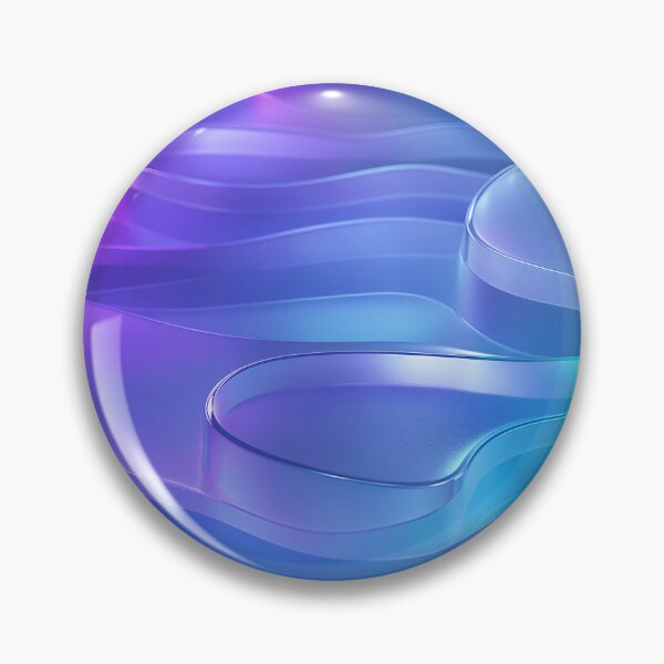 Item preview, Neon Holographic Liquid Glass Abstract 3D Waves designed and sold by Aimaniia666.