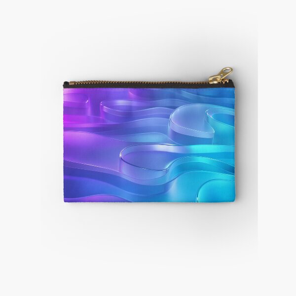 Item preview, Neon Holographic Liquid Glass Abstract 3D Waves designed and sold by Aimaniia666.