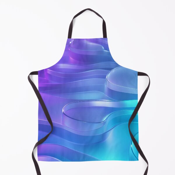 Item preview, Neon Holographic Liquid Glass Abstract 3D Waves designed and sold by Aimaniia666.