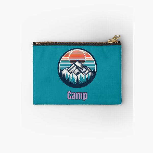 Item preview, Vintage Camp Mountain Logo | Retro Outdoor Camping Hiking Design designed and sold by Timber-Trail.