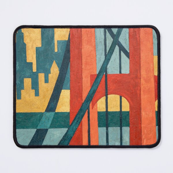 Item preview, Abstract Brooklyn Bridge Poster – Modern New York City Fine Art Wall Decor designed and sold by paulo silveira.
