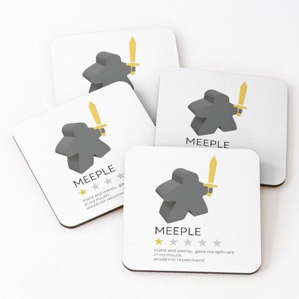 Item preview, Funny Meeple One-Star Review Board Game Room designed and sold by TackyTime.