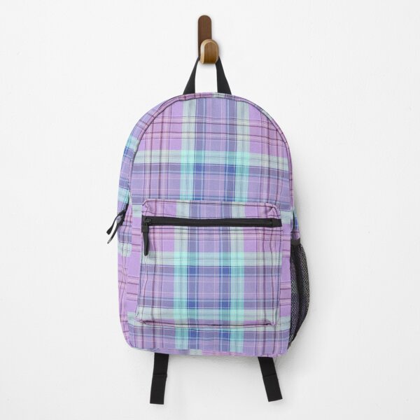 Item preview, Purple Aqua Blue Cute Plaid designed and sold by SeaStarAlex.