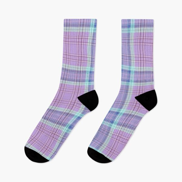 Item preview, Purple Aqua Blue Cute Plaid designed and sold by SeaStarAlex.