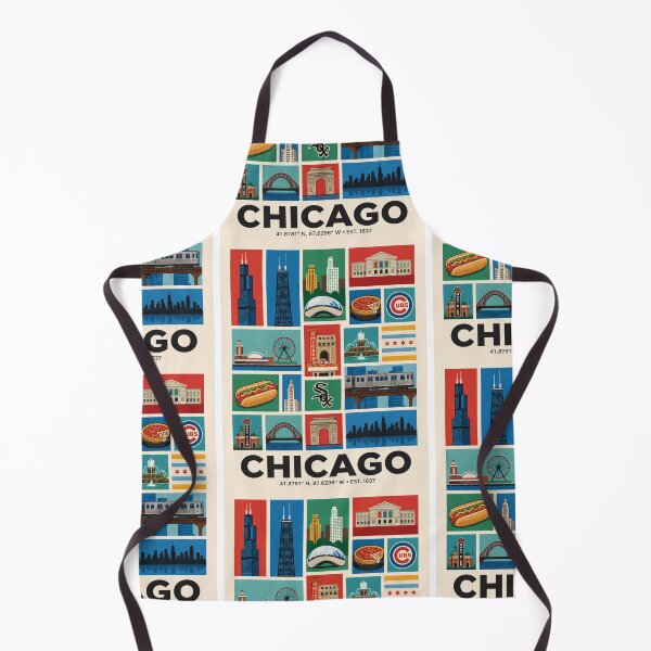 Item preview, Windy City Landmarks Commemorative Graphic designed and sold by FrankOliver.