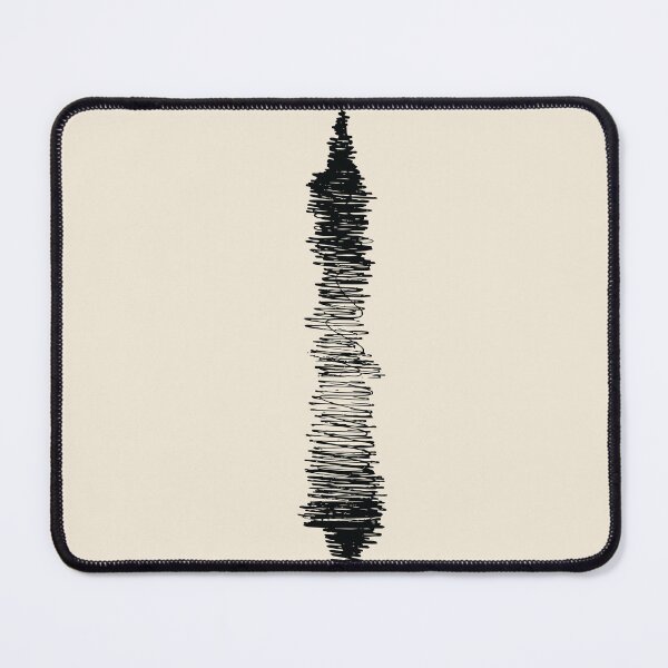 Item preview, Minimalist Black Scribble Soundwave Art designed and sold by BetweenForms.