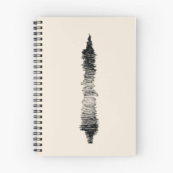 Item preview, Minimalist Black Scribble Soundwave Art designed and sold by BetweenForms.