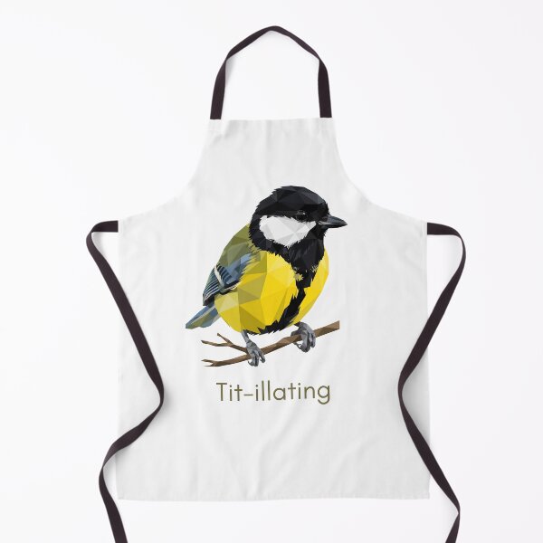 Item preview, Tit-illating - Funny Great Tit Bird Pun designed and sold by Neurospicy Trolls.
