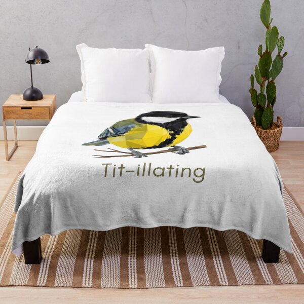 Item preview, Tit-illating - Funny Great Tit Bird Pun designed and sold by Neurospicy Trolls.