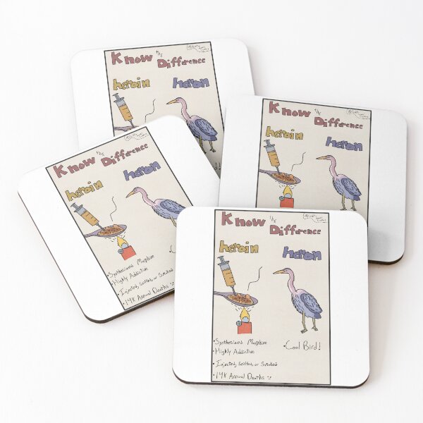 Item preview, Heron or Heroin Differences  designed and sold by WetTowelComics.