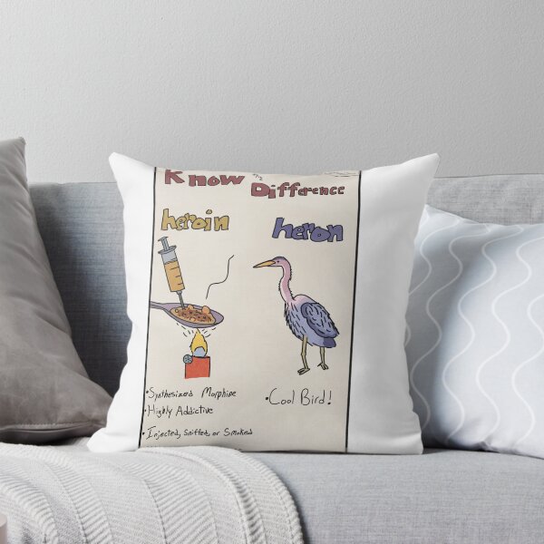 Item preview, Heron or Heroin Differences  designed and sold by WetTowelComics.