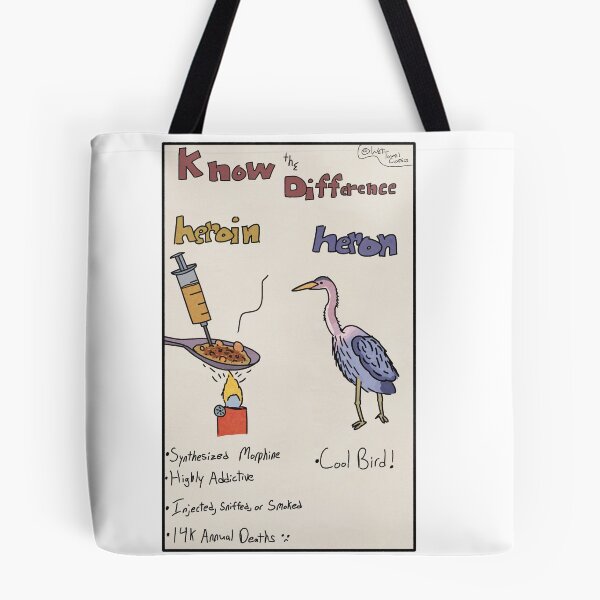 Item preview, Heron or Heroin Differences  designed and sold by WetTowelComics.