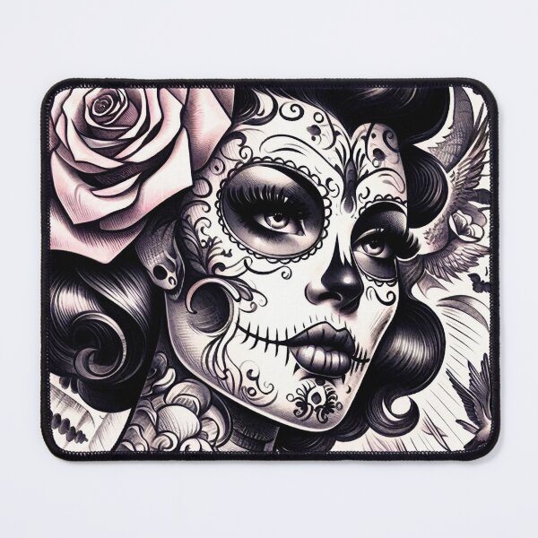 Item preview, Sugar skull tattoo sytle designed and sold by BellaAbreu8.
