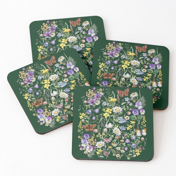 Item preview, Wild meadows flowers and butterflies  designed and sold by Fairymeshop.