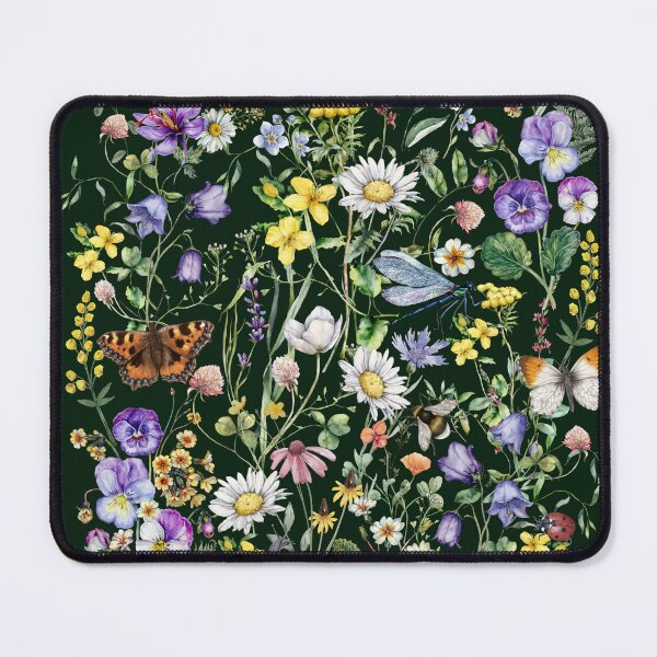 Item preview, Wild meadows flowers and butterflies designed and sold by Fairymeshop.