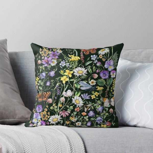 Item preview, Wild meadows flowers and butterflies  designed and sold by Fairymeshop.