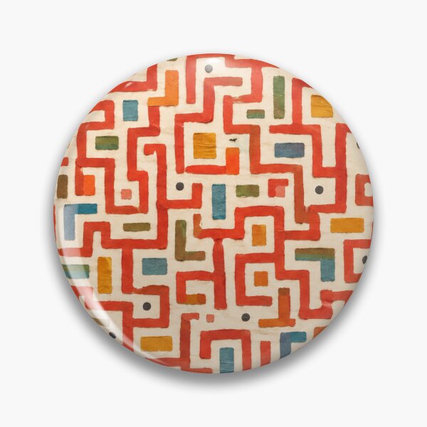 Item preview, Hidden Ways Colorful Maze Pattern | Abstract Geometric Seamless Surface Design designed and sold by SWSandraWechner.