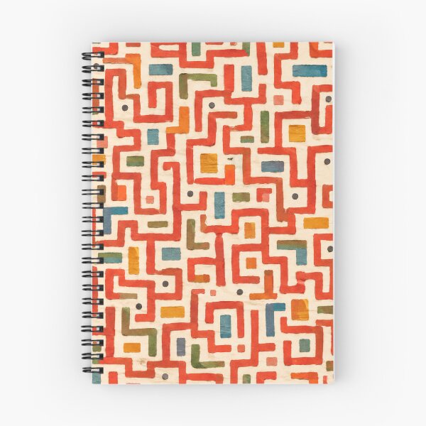 Item preview, Hidden Ways Colorful Maze Pattern | Abstract Geometric Seamless Surface Design designed and sold by SWSandraWechner.