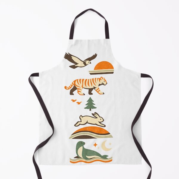 Item preview, Minimalist Wildlife Retro Animals T-Shirt designed and sold by Santuário da Bicharada.