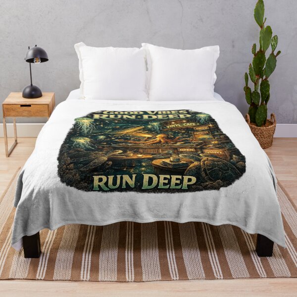 Item preview, Good Vibes Run Deep – Underwater Vinyl Café Fantasy designed and sold by NarpLTD.
