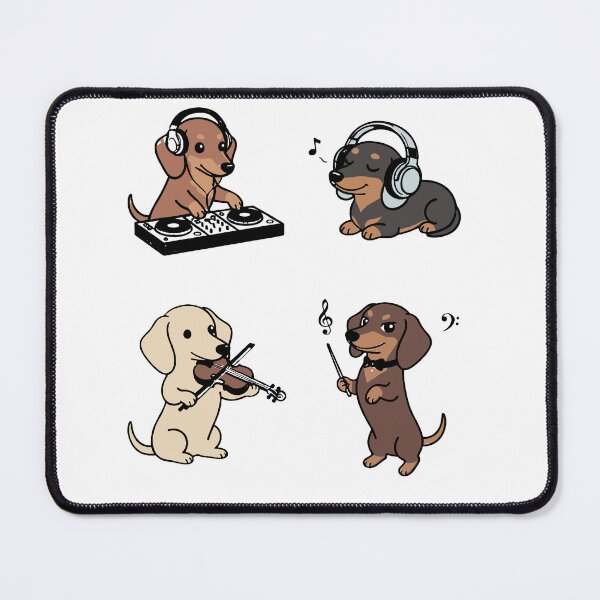 Item preview, Music Dachshund Sticker Sheet  designed and sold by SatyaYug.