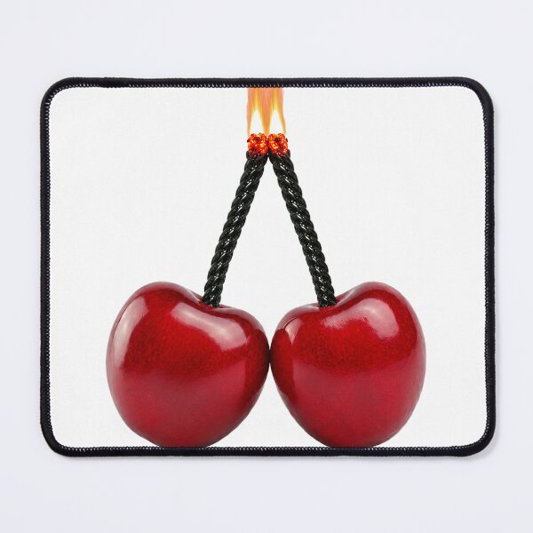 Item preview, Cherry Bomb Burning Fuse | Funny Explosive Cherry Graphic | Retro Fruit T-Shirt designed and sold by UpperClassThreads.