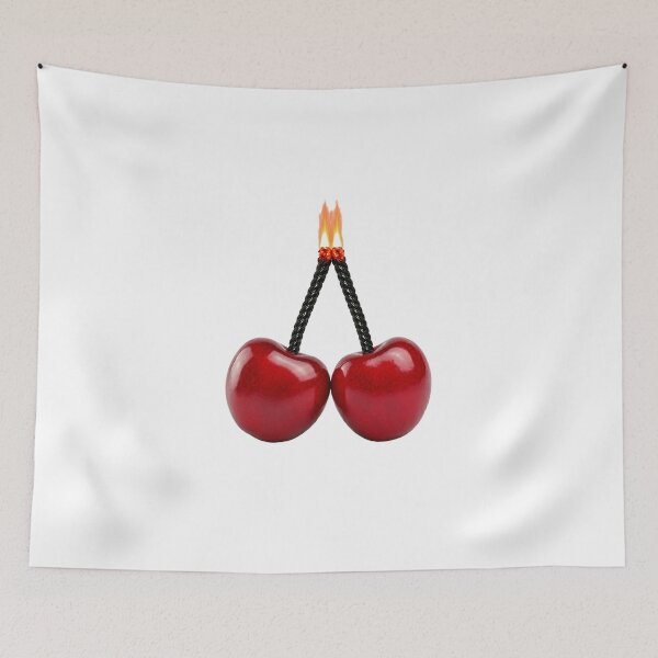Item preview, Cherry Bomb Burning Fuse | Funny Explosive Cherry Graphic | Retro Fruit T-Shirt designed and sold by UpperClassThreads.