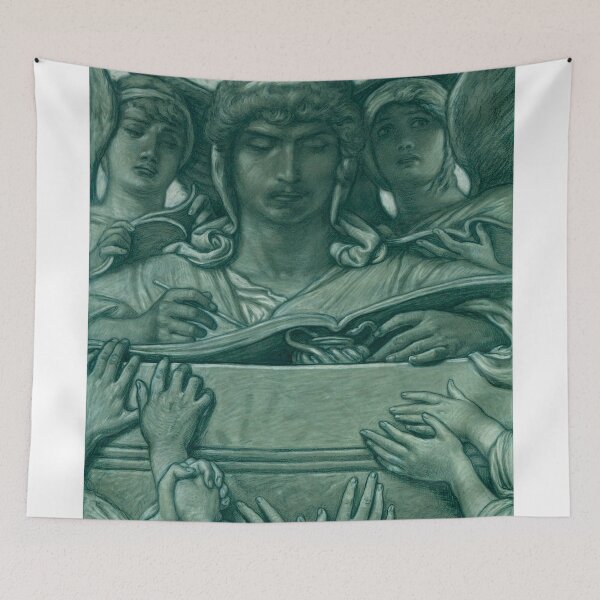 Item preview, Rubáiyát of Omar Khayyám “The Recording Angel” by Elihu Vedder, 1884 designed and sold by Hedrin.