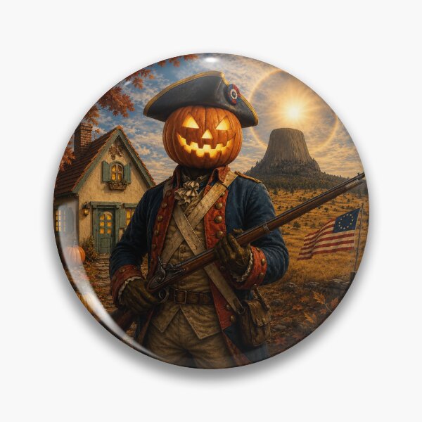 Item preview, Headless Horseman 1776 Revolutionary Soldier – Patriotic Halloween Fantasy Art designed and sold by TheHorsemanRidesAgain.