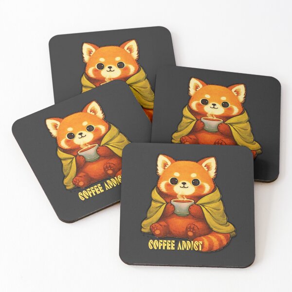 Item preview, cute bear coffee addict designed and sold by  Mudikeys.