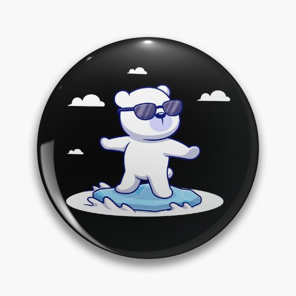 Item preview, Bear Surfing On an Ice Floe Funny Gifts  designed and sold by MalwasBasket.