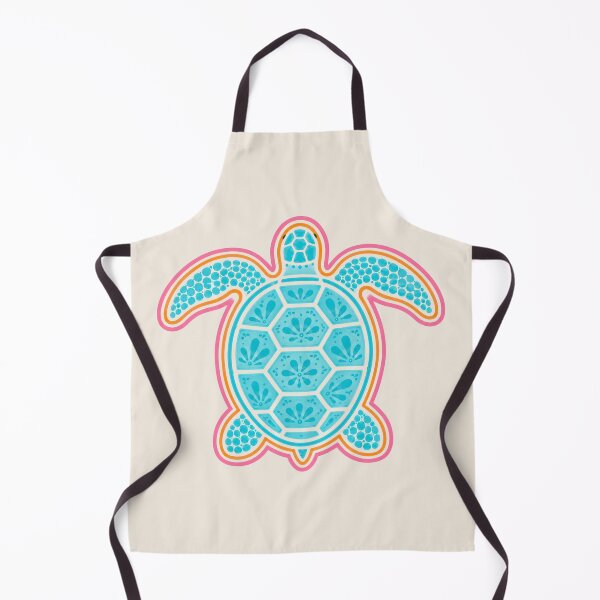 Item preview, Colorful Sea Turtle Art Print | Tropical Ocean Mosaic Illustration | Coastal Wall Art designed and sold by vitag.