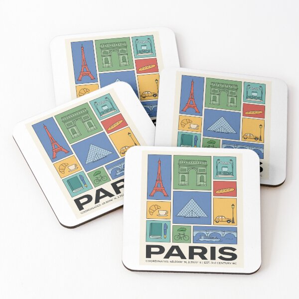 Item preview, Paris City Vacation Sightseeing Trip Art designed and sold by FrankOliver.