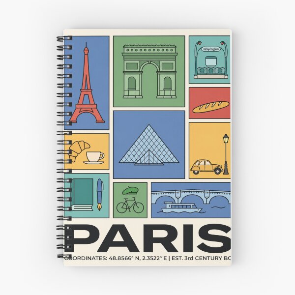 Item preview, Paris City Vacation Sightseeing Trip Art designed and sold by FrankOliver.