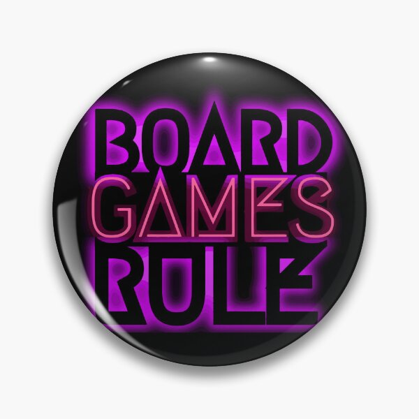 Item preview, Neon Board Games Rule Pink Purple Text Art designed and sold by TackyTime.