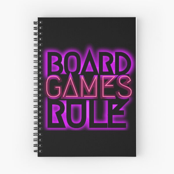 Item preview, Neon Board Games Rule Pink Purple Text Art designed and sold by TackyTime.