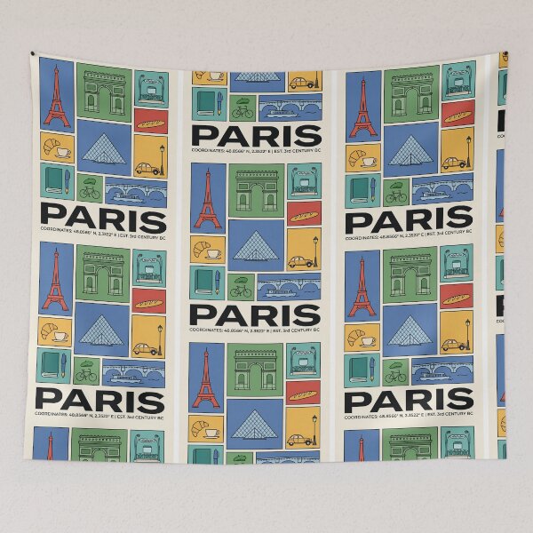 Item preview, Paris City Vacation Sightseeing Trip Art designed and sold by FrankOliver.