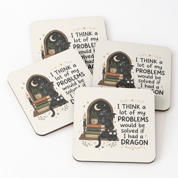 Item preview, Funny Dragon, I Think A Lot Of My Problems Would Be Solved If I Had A Dragon Fantasy Graphic, Gift For Dragon Lovers, Dragon designed and sold by Sprinkle12345.