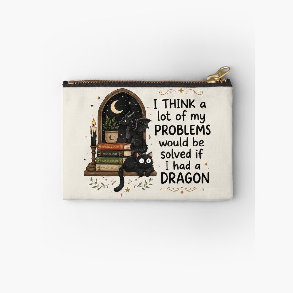 Item preview, Funny Dragon, I Think A Lot Of My Problems Would Be Solved If I Had A Dragon Fantasy Graphic, Gift For Dragon Lovers, Dragon designed and sold by Sprinkle12345.