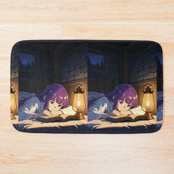 Item preview, Art - Female Character Reading, Vibrant Manga Illustration designed and sold by AnimeShin.